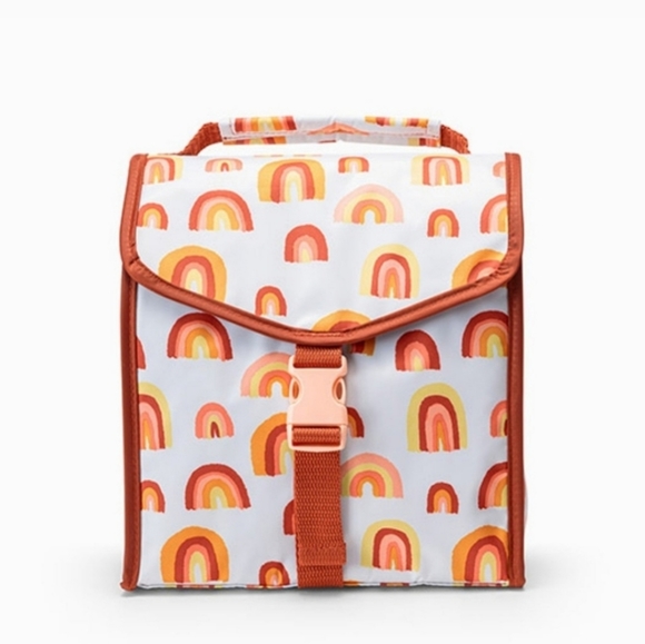Thirty-One Gifts Fold-Over Lunch Bag Boho Rainbow - Picture 1 of 1